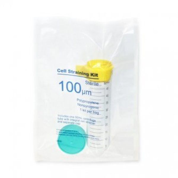 Mtc Bio ReadyStrain Cell Straining Kits, 100um, Yellow, 50/pk, 50PK 401107